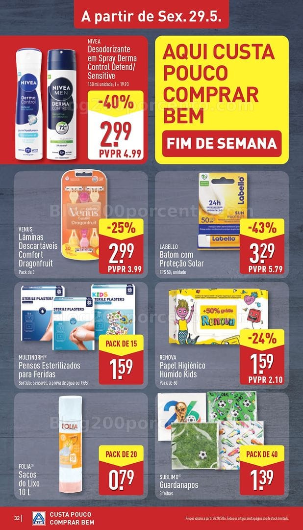 Antevisão Folheto ALDI Promoções de 25 a 31 maio